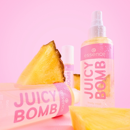 essence Juicy Bomb Tropical Drop Body Mist for women fragrance 108 Pineapple Paradise