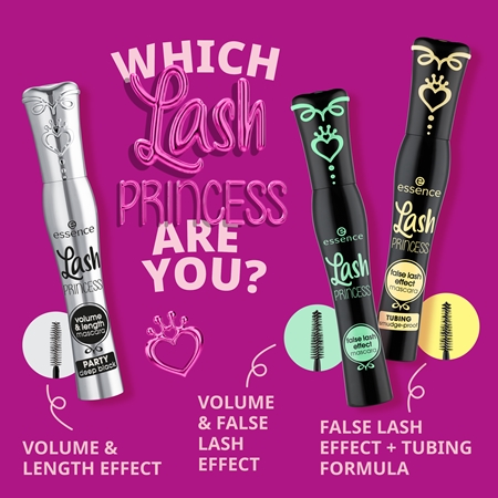 essence Lash PRINCESS PARTY Volumen-Mascara für Wimpernverlängerung und -trennung