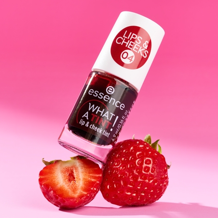 essence WHAT A TINT! flüssiges Rouge und Lipgloss