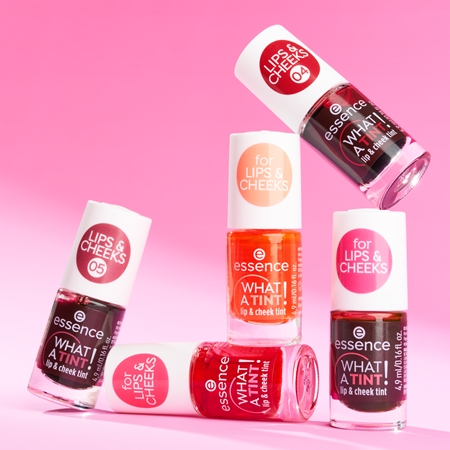 essence WHAT A TINT! flüssiges Rouge und Lipgloss