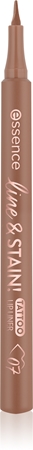 essence line & STAIN! TATTOO Lippenkonturenstift für einen langanhaltenden Effekt