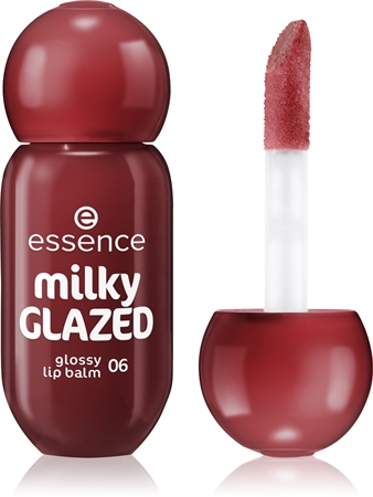 essence milky GLAZED baume à lèvres teinté brillance