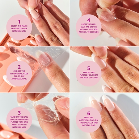 essence WHAT THE FAKE! Faux ongles 02 bare white