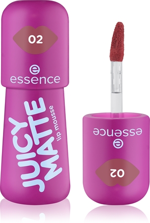 essence JUICY MATTE Mousse-Lippenstift mit Matt-Effekt