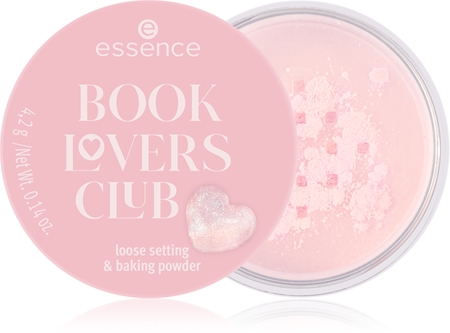 essence BOOK LOVERS CLUB sypki puder utrwalający