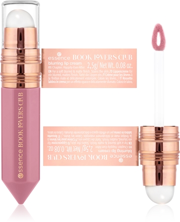 essence BOOK LOVERS CLUB liquid lipstick with a blurring effect