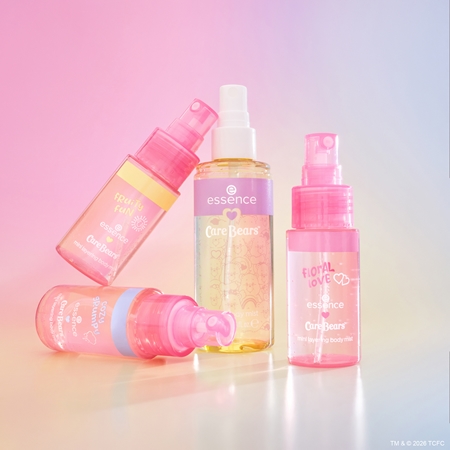 essence Care Bears spray corporal perfumado mini para mujer 01 Cozy Grumpy