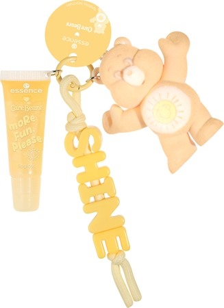 essence Care Bears λιπ γκλος με κλιπ απόχρωση 03 More Fun, Please