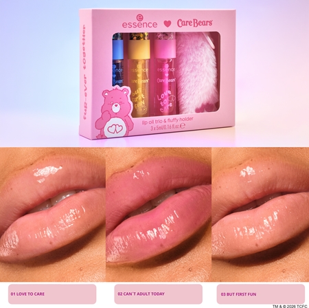 essence Care Bears set para labios 01 Fur-ever Together