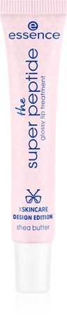 essence xskincare the super peptide glänzender Lippenbalsam