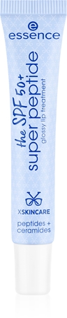 essence xskincare the super peptide glänzender Lippenbalsam SPF 50+