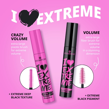 essence I LOVE EXTREME extra volumising mascara