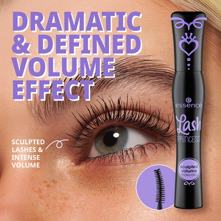 essence Lash PRINCESS mascara modelator pentru volum și gene curbate