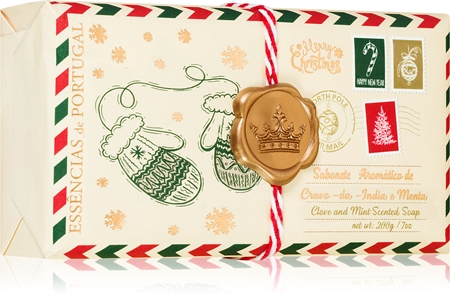 Essencias de Portugal + Saudade Christmas Gloves Postcard sapun