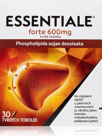 Essentiale Essentiale Forte 600 mg tvrdé tobolky pro podporu funkce jater