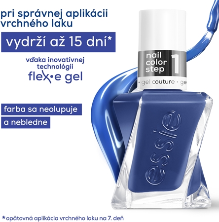 essie Gel by essie vrchný ochranný lak na nechty s leskom