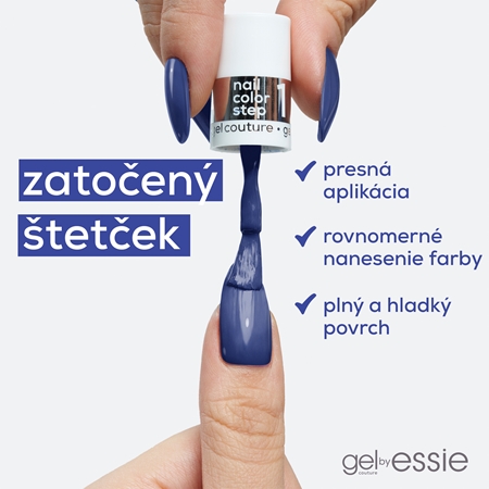 essie Gel by essie vrchný ochranný lak na nechty s leskom