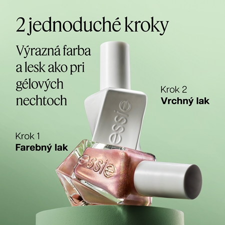 essie Liquid Diamonds lak na nechty s gélovým efektom