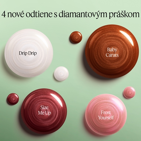 essie Liquid Diamonds lak na nechty s gélovým efektom
