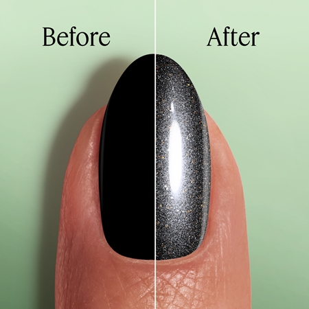 essie Gel by essie top coat glittering