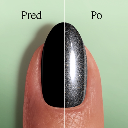 essie Gel by essie vrchný lak na nechty trblietavý