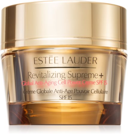 Estée Lauder Revitalizing Supreme+ Global Anti-Aging Cell Power Creme SPF 15 mehrphasige Antifalten-Creme mit Auszügen aus Moringa LSF 15