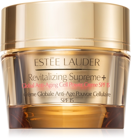 Estée Lauder Revitalizing Supreme+ Global Anti-Aging Cell Power Creme SPF 15 creme antirrugas multifuncional com extrato de moringa SPF 15