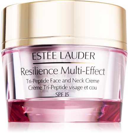 Estée Lauder Resilience Multi-Effect Tri-Peptice Face and Neck Creme SPF 15 crème nourrissante intense pour peaux normales à mixtes