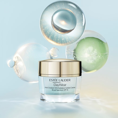 Estée Lauder DayWear Anti-Oxidant 72H-Hydration Sorbet Creme lengvos tekstūros gelinis paakių kremas normaliai ir mišriai odai