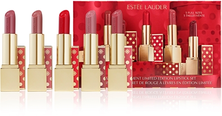 Estée Lauder Holiday Lipstick Set Coffret cadeau lèvres edition limitée