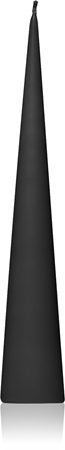 ester & erik cone candles raw black (no. 75) kerze