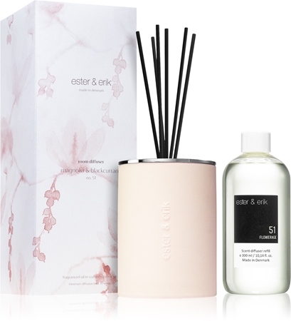 ester & erik room diffuser magnolia & blackcurrant (no. 51) aroma difuzer s punjenjem