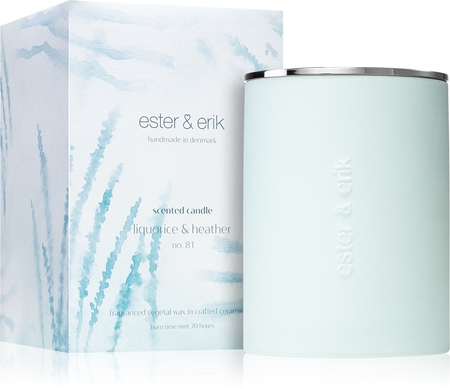 ester & erik scented candle liquorice & heather (no. 81) duftlys