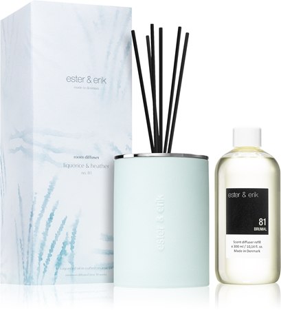 ester & erik room diffuser liquorice & heather (no. 81) aróma difuzér s náplňou