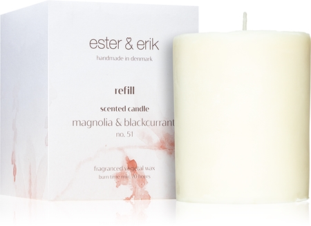 ester & erik scented candle magnolia & blackcurrant (no. 51) αρωματικό κερί ανταλλακτική γέμιση