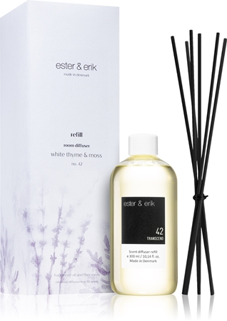 ester & erik room diffuser white thyme & moss (no. 42) recarga para difusor de aromas