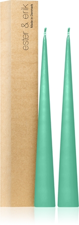 ester & erik cone candles cool mint (no. 55) bougie décorative