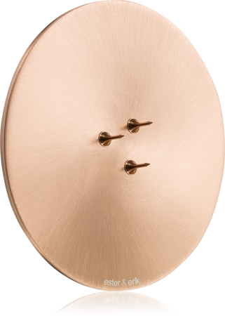 ester & erik accessories candle plates свещник за ароматна свещ matt rose gold