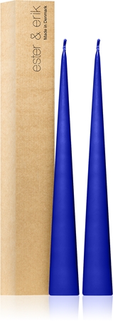 ester & erik cone candles cornflower (no. 48) bougie décorative