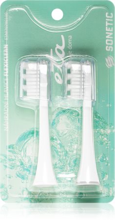 ETA Sonetic FlexiClean 0707 90100 testine di ricambio per spazzolino medium