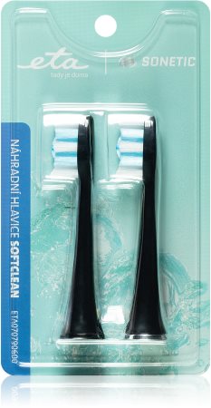 ETA Sonetic Soft Clean 0707 90600 testine di ricambio per spazzolino
