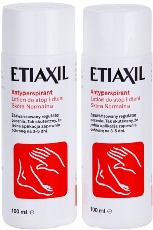 Etiaxil Original tónico antitranspirante contra transpiração excessiva de mãos e pés para a pele normal