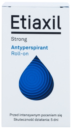 Etiaxil Strong Antiperspirant roll-on med 5-dages effekt til at behandle overdreven svedtendens