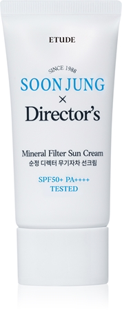 ETUDE SoonJung X Directors Sun Cream crème protectrice minérale visage et zones sensibles SPF 50+