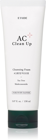 ETUDE AC Clean Up Cleansing Foam mousse de limpeza para pele problemática, acne