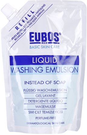 Eubos Basic Skin Care Blue mycí emulze bez parfemace náhradní náplň