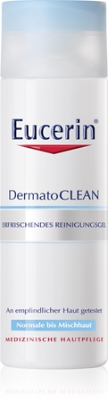 Eucerin DermatoClean gel de limpeza para pele normal a mista