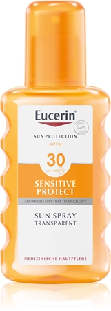 Eucerin Sun Dry Touch Oil Control прозорий спрей для засмаги SPF 30
