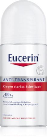 Eucerin Deo antitranspirante contra el exceso de sudor
