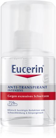 Eucerin Deo antitranspirante em spray contra suor excessivo